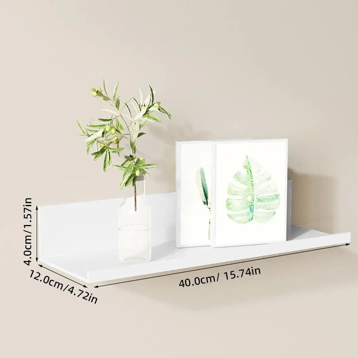 Floating Shelves - Housite White-40cm