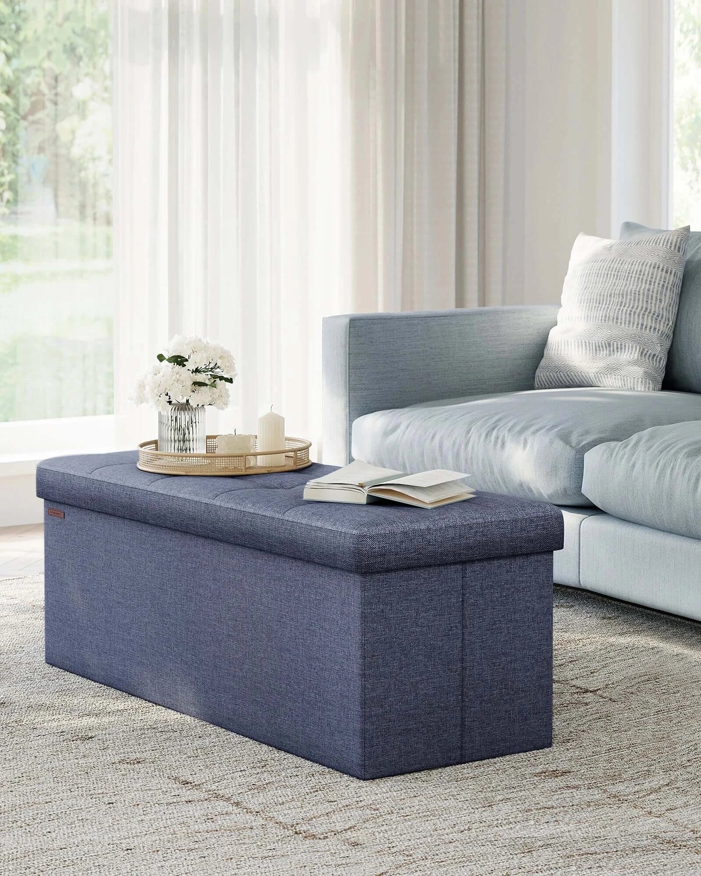 Housite Storage Ottoman - Housite Blue / UNITED KINGDOM