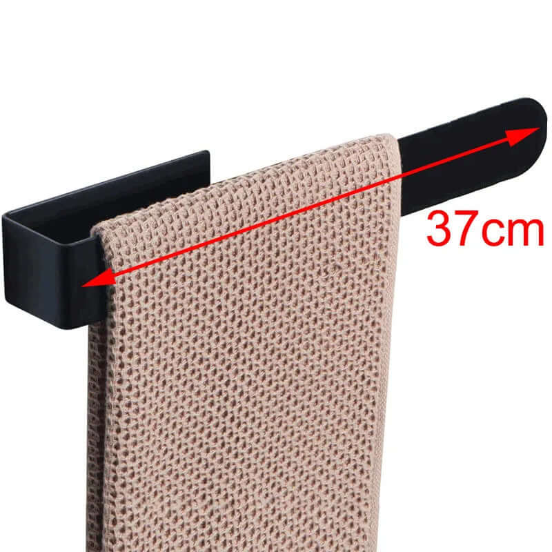 Self Adhesive Hand Towel Ring - Housite 37CM Black