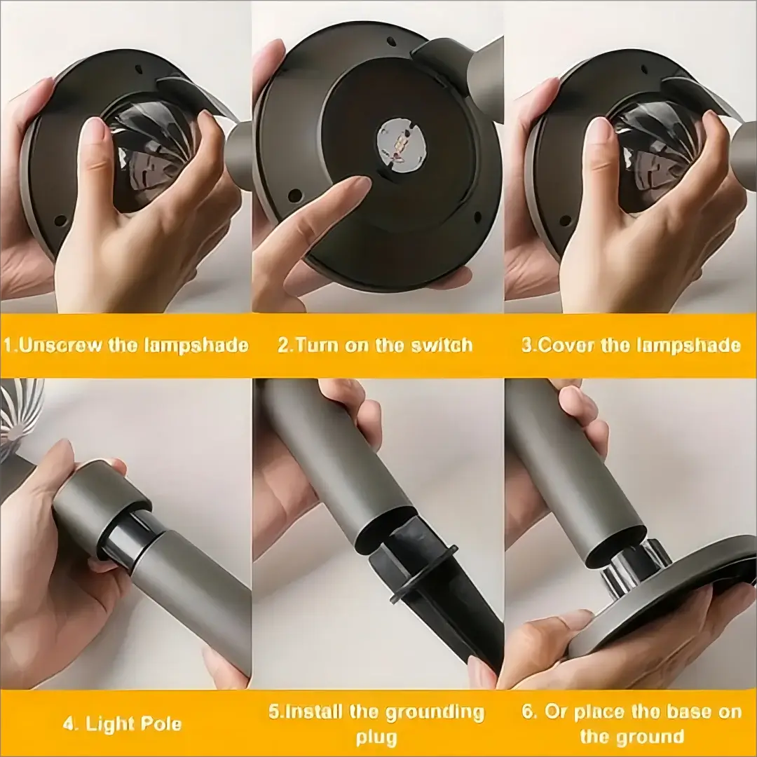 Solar-Powered Garden Lamp – Eco-Friendly Outdoor Lighting for Pathways & Gardens - Housite Warm white