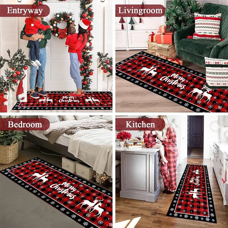 Plaid Christmas Floor Mat - Housite 1 / 40x60cm