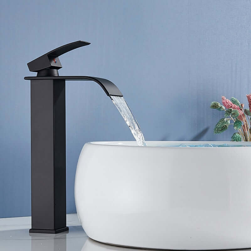 Matte Black Bathroom Faucet - Housite Black High A