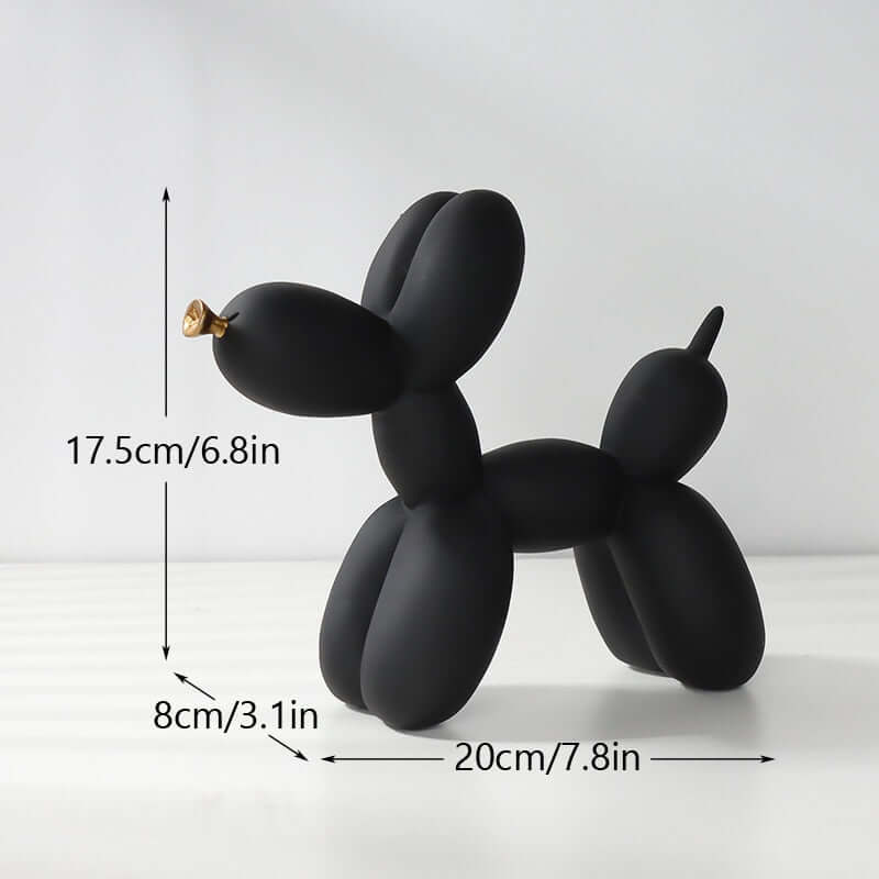 Nordic Balloon Dog Figurines - Housite 0 Black
