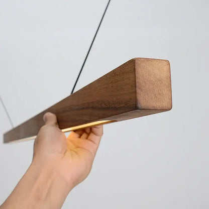 Nordic Wood Pendant Lights – Modern LED Hanging Lamp