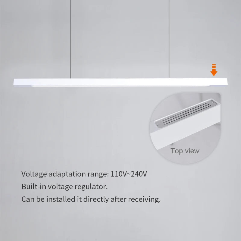 Classic Black & White Modern LED Pendant Lights – Energy-Efficient & Stylish