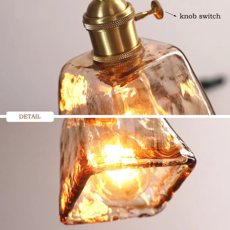 Modern Brass Pendant Light - Elegant, Vintage-Style Hanging Fixture