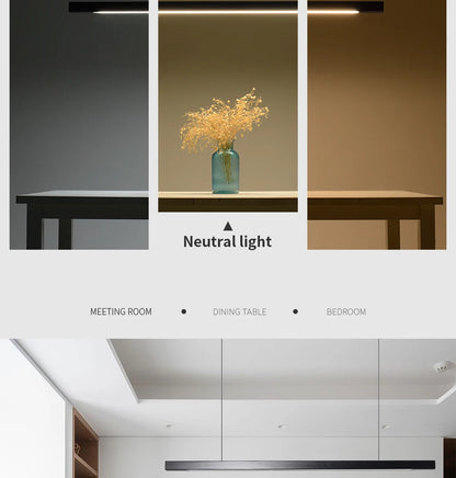 Classic Black & White Modern LED Pendant Lights – Energy-Efficient & Stylish