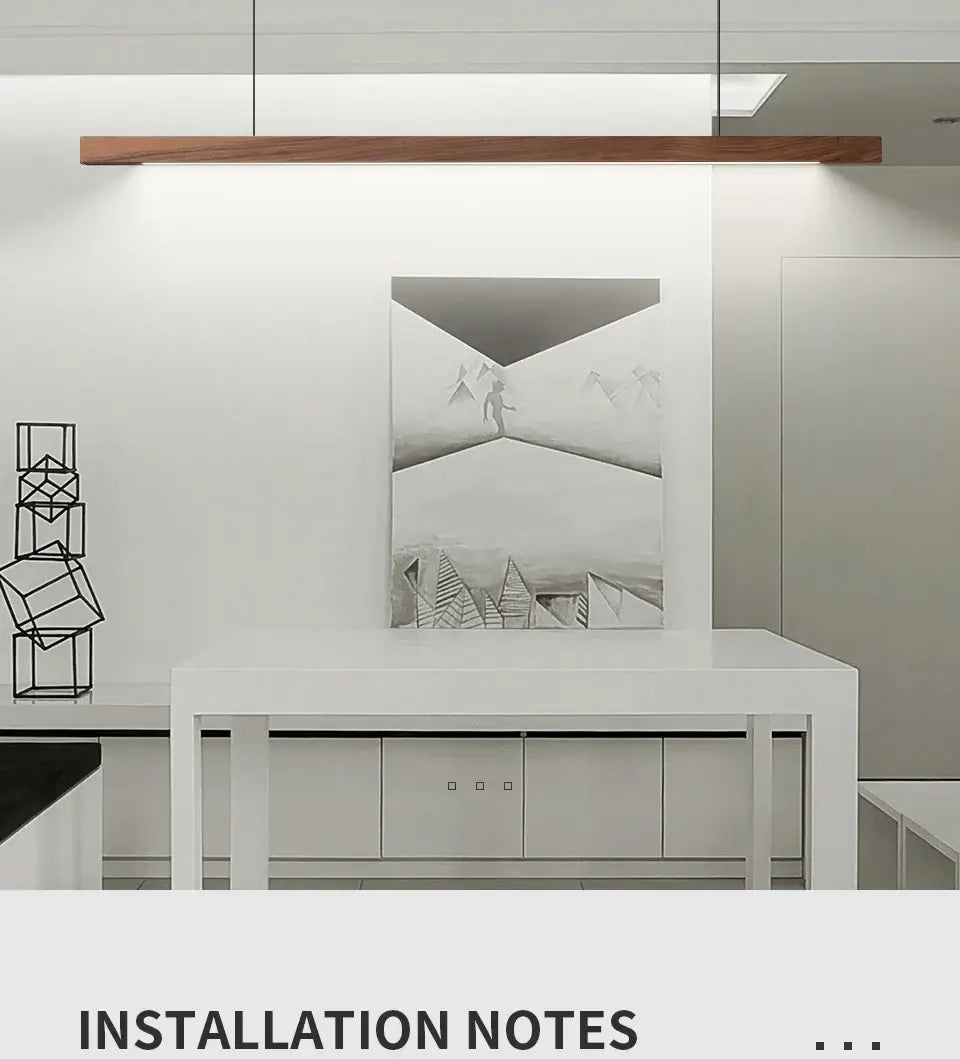 Nordic Wood Pendant Lights – Modern LED Hanging Lamp