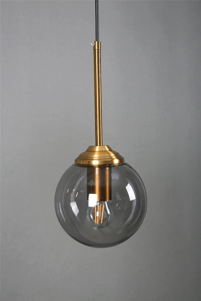 Nordic Modern Glass Ball Island Pendant