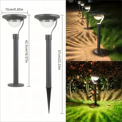 Solar-Powered Garden Lamp – Eco-Friendly Outdoor Lighting for Pathways & Gardens