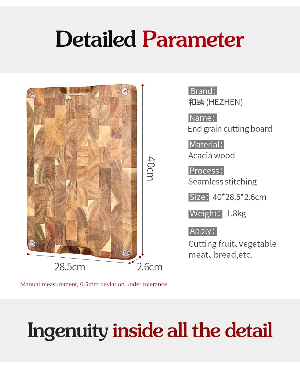 Acacia Wood Double-sided  Cutting Board