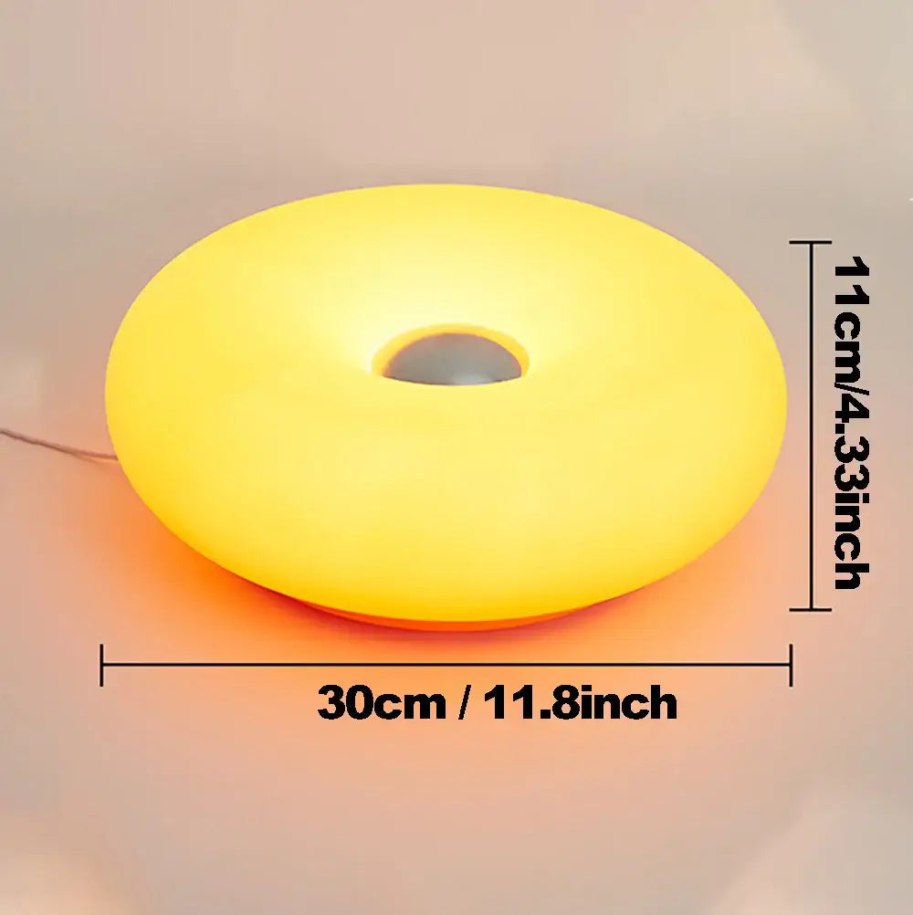 Bauhaus Table Lamp – USB Plug-In Donut Ambient Light