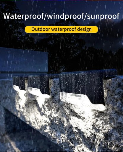 Solar Deck Lights 1-6 Pack – Waterproof LED Solar Lights for Stairs, Pathway, Fence & Patio