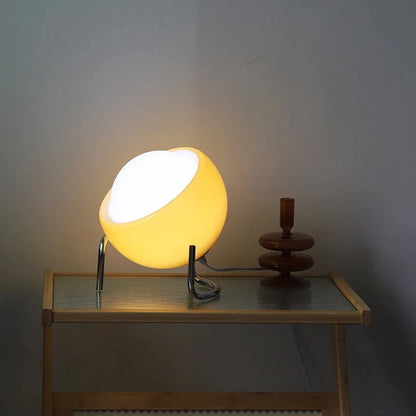 Bauhaus Indoor Table Lamp – Nordic LED Glass Night Light for Living Room & Bedroom