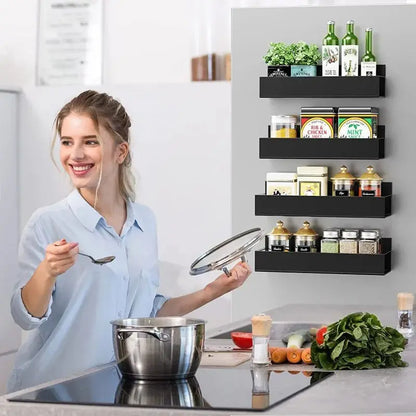 Magnetic Fridge Organizer – Space-Saving, Adjustable, and Stylish Kitchen Storage Solution