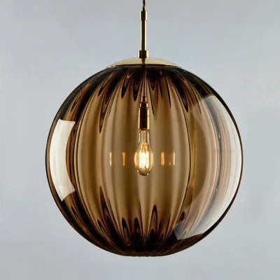 Modern Stained Glass Chandelier | Pendant Light for Restaurants, Bars & Home Decor | Artistic Hanging Light Fixture