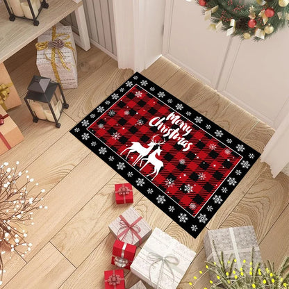 Plaid Christmas Floor Mat - Housite 1 / 40x60cm