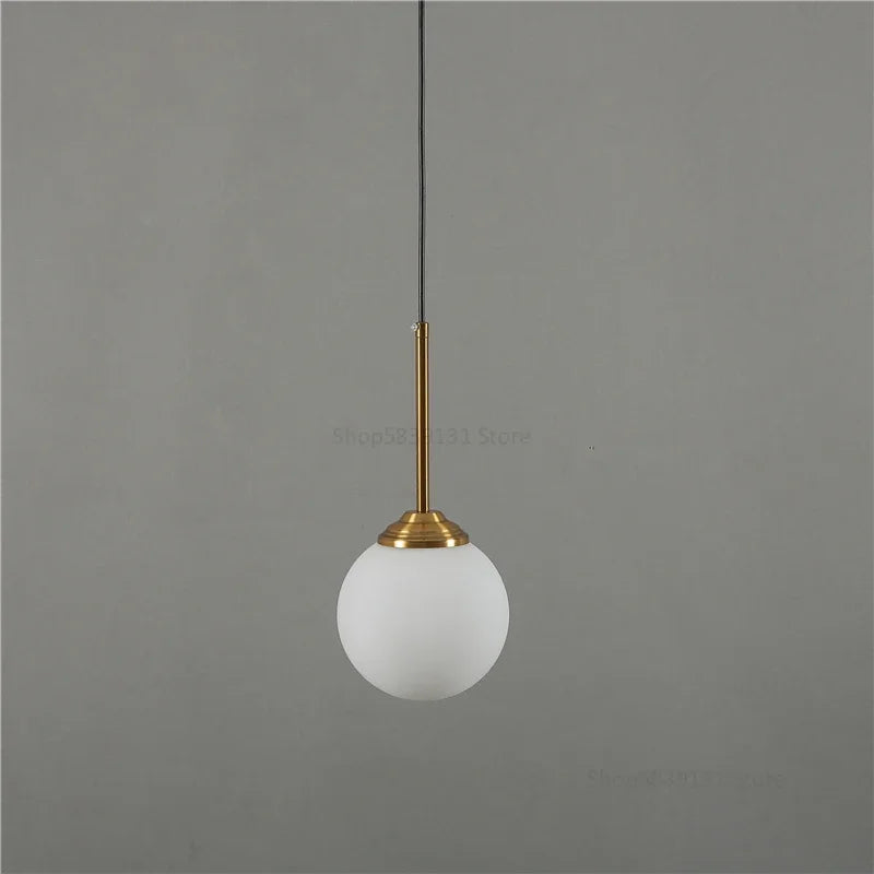 Nordic Modern Glass Ball Island Pendant