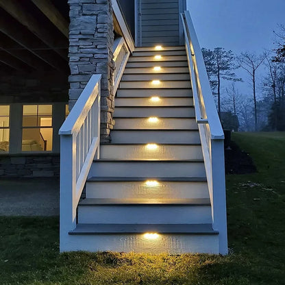Solar Deck Lights 1-6 Pack – Waterproof LED Solar Lights for Stairs, Pathway, Fence & Patio
