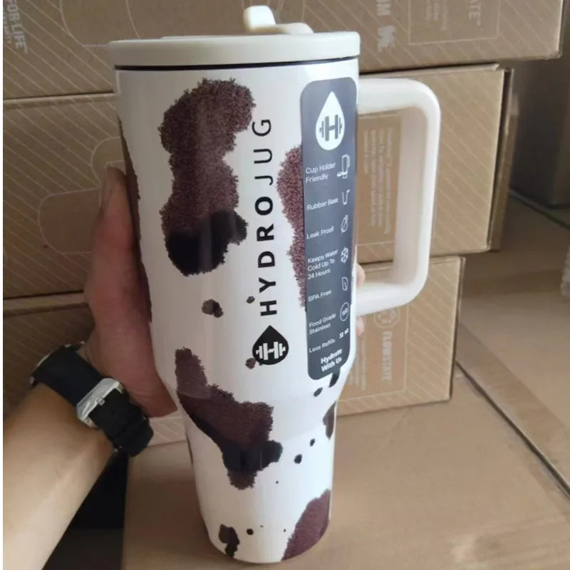 HydroJug Tumbler – 32OZ Stainless Steel Vacuum Insulated Travel Mug with Straw Lid