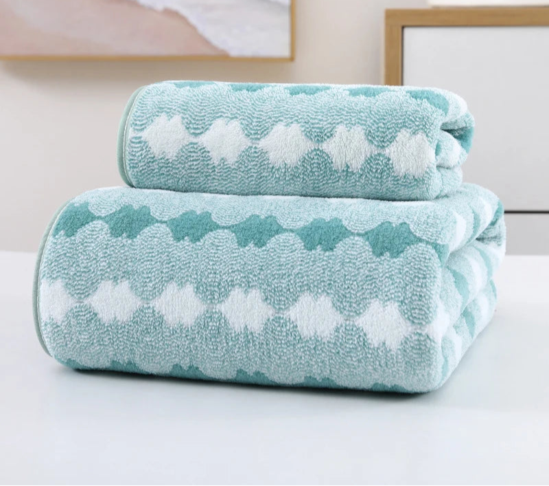 High quality bamboo charcoal coral velvet fiber bath towel