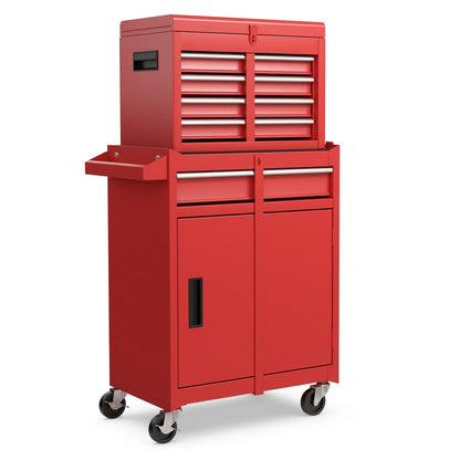 5-Drawer Rolling Tool Chest High Capacity Tool Storage Cabinet w/ Lockable Wheel