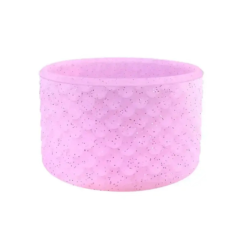 Stanley 40oz 30oz Tumbler Silicone Boot Sleeve - Housite Pink Glitter