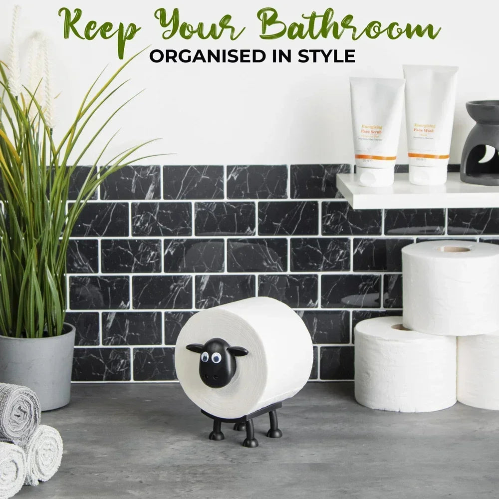 Funny Sheep Toilet Roll Holder – Cute & Free-Standing Bathroom Decor