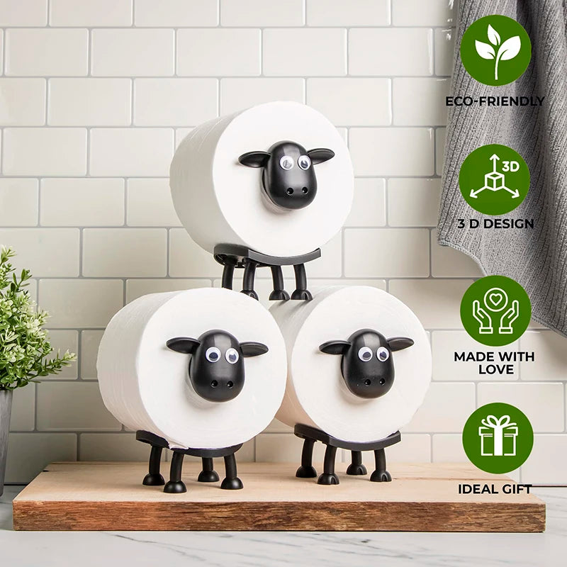 Funny Sheep Toilet Roll Holder – Cute & Free-Standing Bathroom Decor