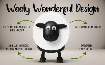 Funny Sheep Toilet Roll Holder – Cute & Free-Standing Bathroom Decor