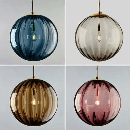 Modern Stained Glass Chandelier | Pendant Light for Restaurants, Bars & Home Decor | Artistic Hanging Light Fixture