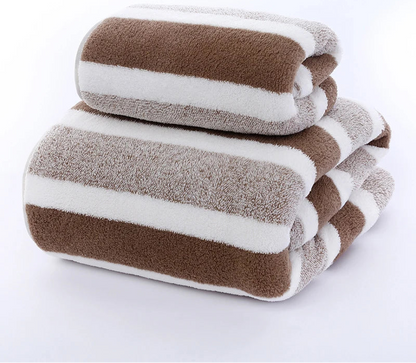 bamboo charcoal coral velvet fiber bath towel