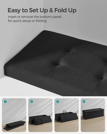 Foldable Storage Bench