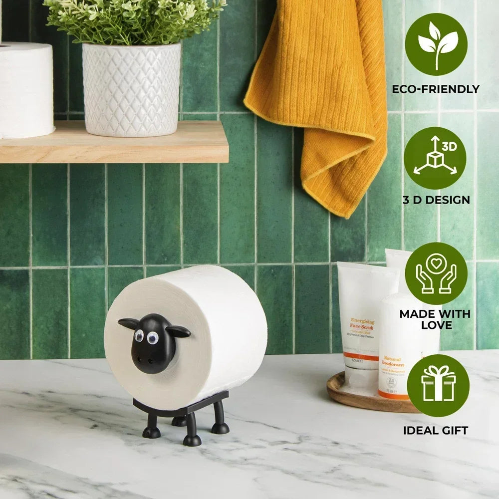 Funny Sheep Toilet Roll Holder – Cute & Free-Standing Bathroom Decor