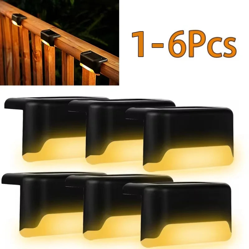 Solar Deck Lights 1-6 Pack – Waterproof LED Solar Lights for Stairs, Pathway, Fence & Patio