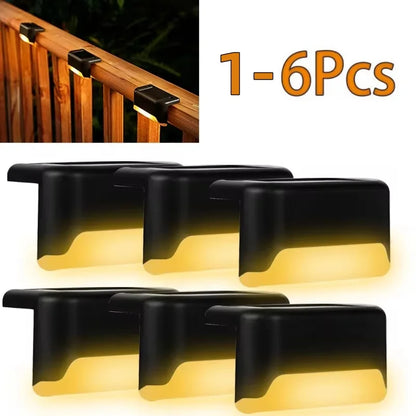 Solar Deck Lights 1-6 Pack – Waterproof LED Solar Lights for Stairs, Pathway, Fence & Patio