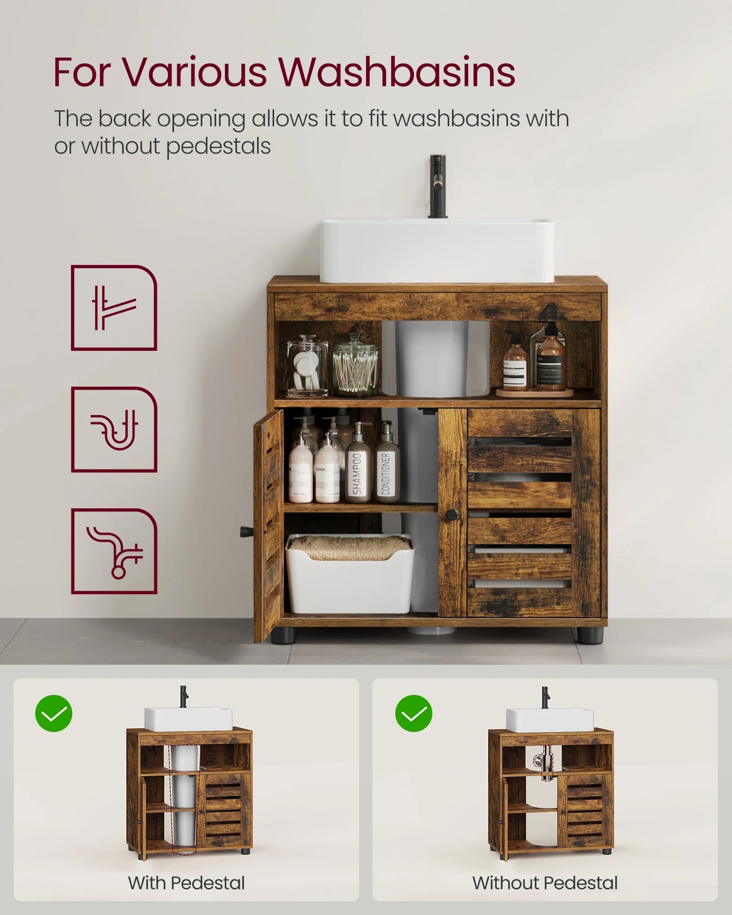 Below sink cabinet