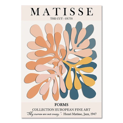 Matisse Poster Abstract Canvas Painting Wall Art