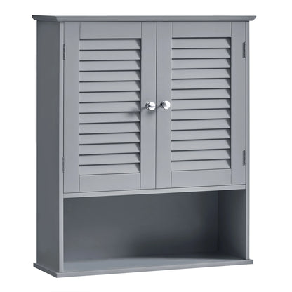 Wall-Mounted Bathroom Cabinet | Adjustable Shelf Medicine Cupboard | Bathroom Storage Solution