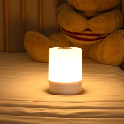 Touch Night Lamp – 3 Modes Dimming Bedside Light with USB Charging | Soft Ambient Light for Bedroom & Kids