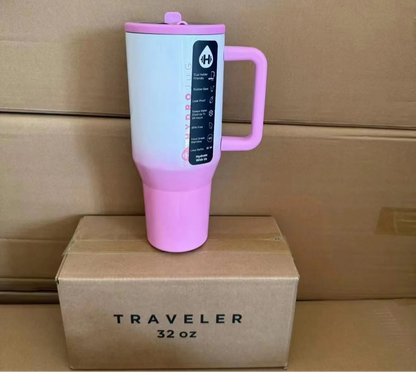 HydroJug Tumbler – 32OZ Stainless Steel Vacuum Insulated Travel Mug with Straw Lid