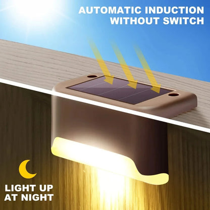 Solar Deck Lights 1-6 Pack – Waterproof LED Solar Lights for Stairs, Pathway, Fence & Patio