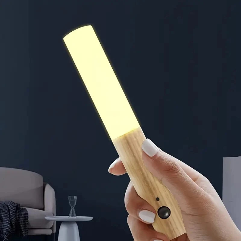 Motion Detection LED Rechargeable Night Light with Magnetic Base