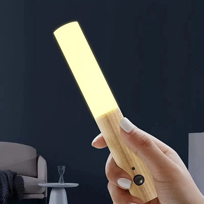 Motion Detection LED Rechargeable Night Light with Magnetic Base