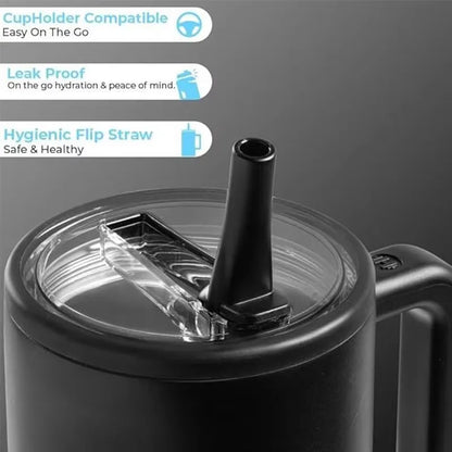 HydroJug Tumbler – 32OZ Stainless Steel Vacuum Insulated Travel Mug with Straw Lid