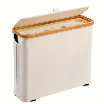 Toilet Paper Storage Basket with Lid – Organize Your Bathroom Essentials