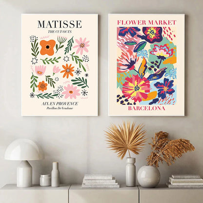 Matisse Poster Abstract Canvas Painting Wall Art