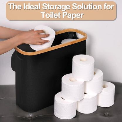 Toilet Paper Storage Basket with Lid – Organize Your Bathroom Essentials