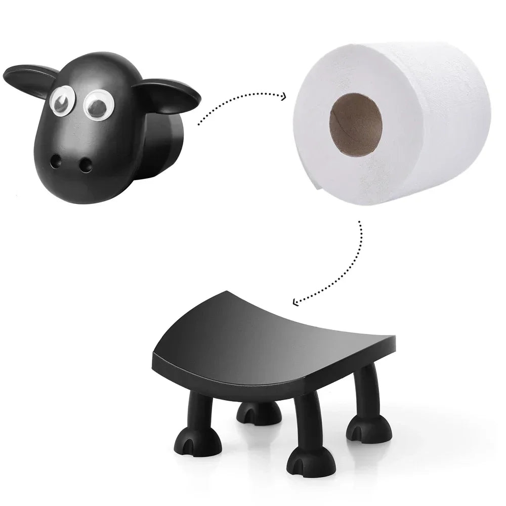 Funny Sheep Toilet Roll Holder – Cute & Free-Standing Bathroom Decor