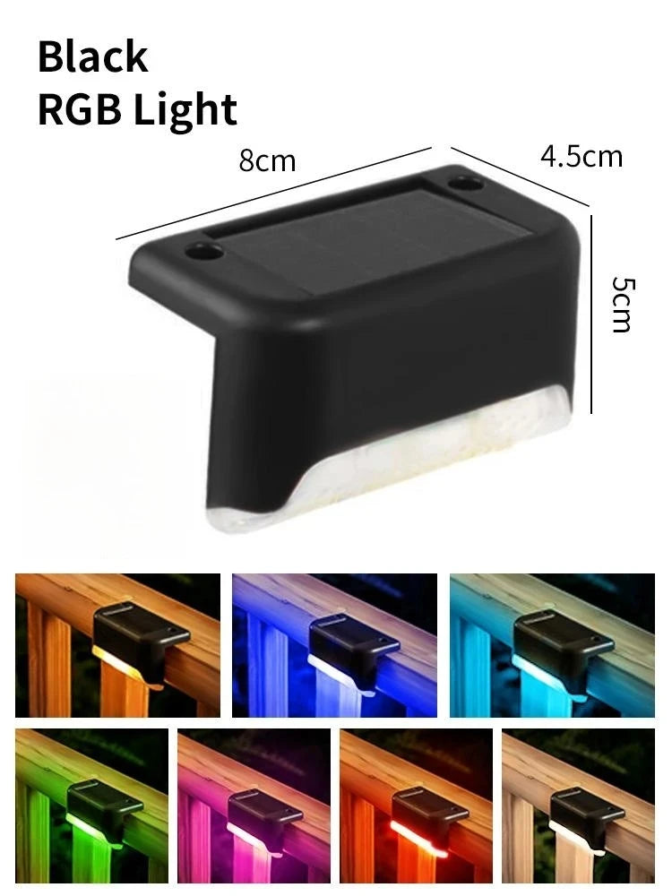Solar Deck Lights 1-6 Pack – Waterproof LED Solar Lights for Stairs, Pathway, Fence & Patio